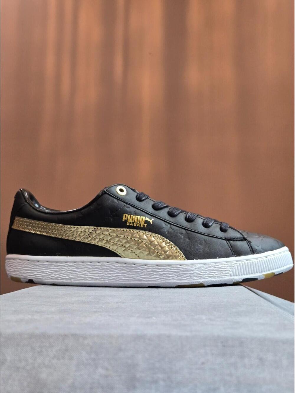 PUMA Basket x Villa 'The Gatsby' Black Gold 359262-01 Men's 9.5 NIB 2015